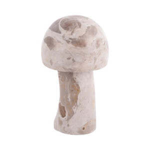 Present Time Marble Statue Mushroom Small